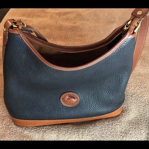 Dooney and Bourke Black Pebble Grain Handbag